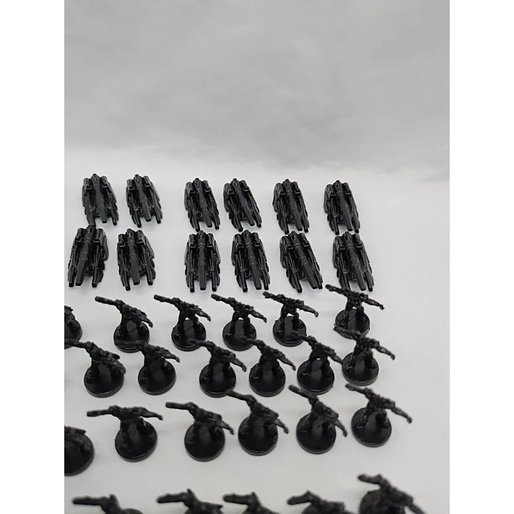 (48) 2007 Transformers Black Risk Board Game Player Pieces